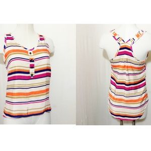 CUTE Striped Tank Top Shirt